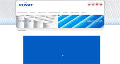 Desktop Screenshot of orwat-filtertechnik.com